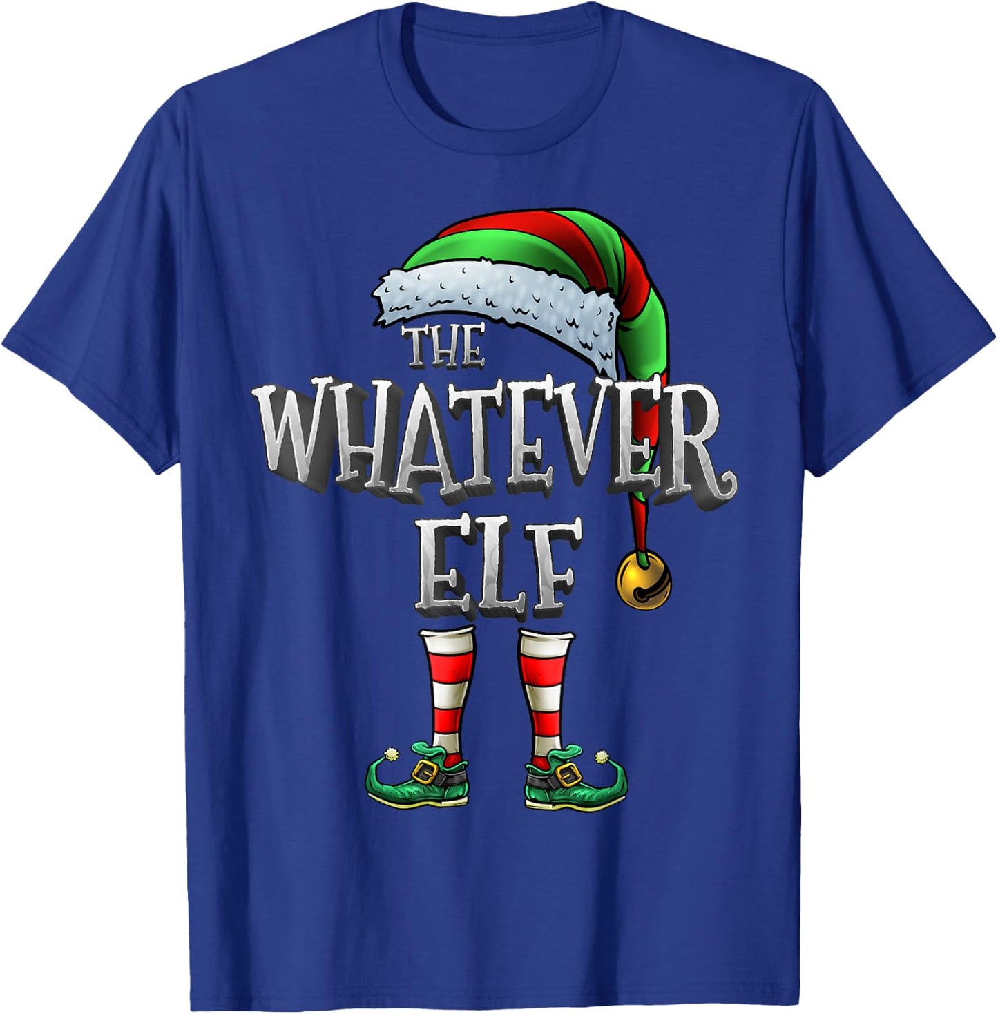 The Whatever Elf Matching Family Whatever Christmas Elf T-Shirt - T-Shirt | Royal