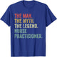 Man Myth The Legend Nurse Practitioner Dad Funny Nursing T-Shirt - T-Shirt | Royal