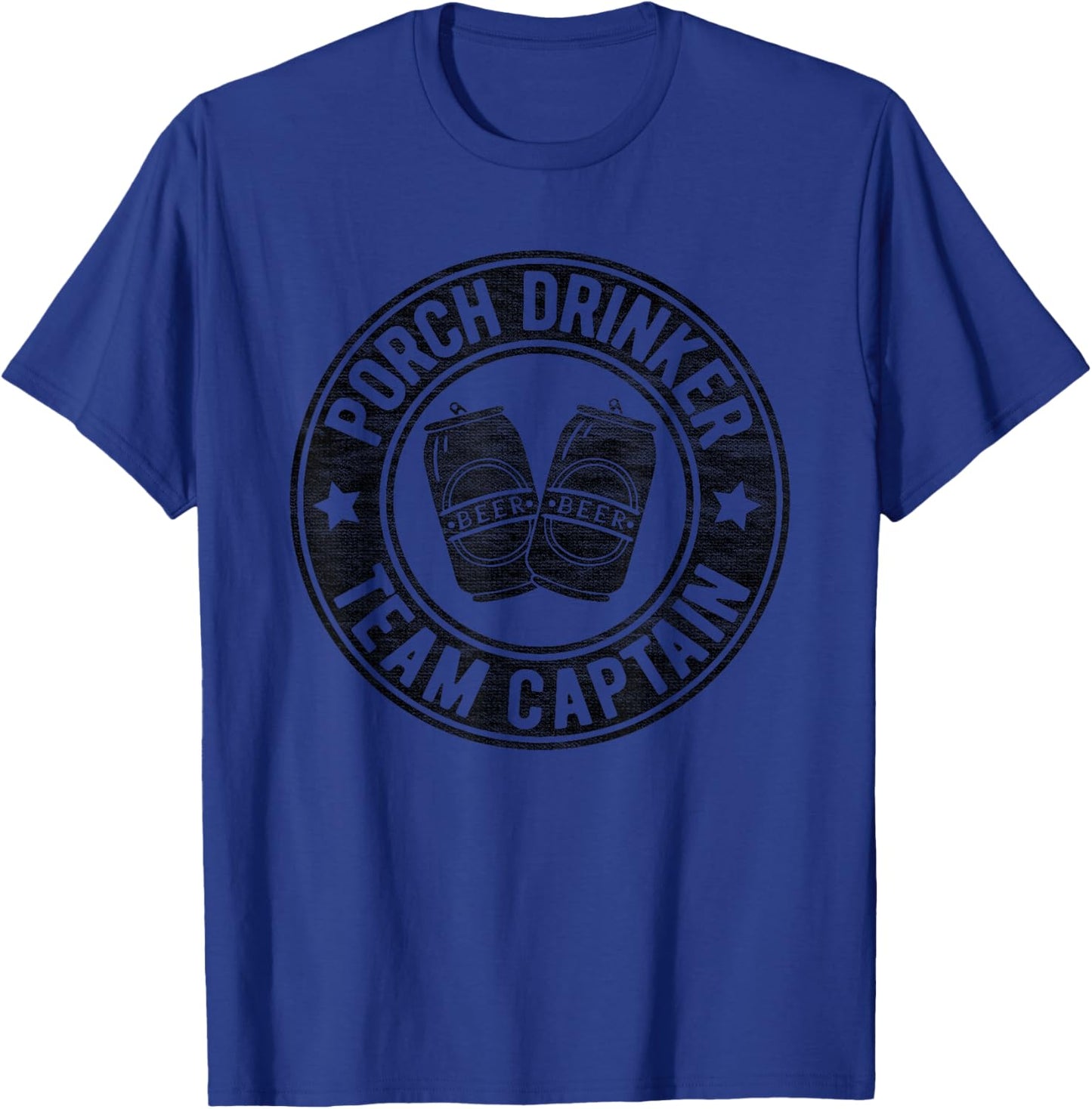 Porch Drinker I'm Outdoorsy Funny Drinking Buddy Beer Lovers T-Shirt - T-Shirt | Royal