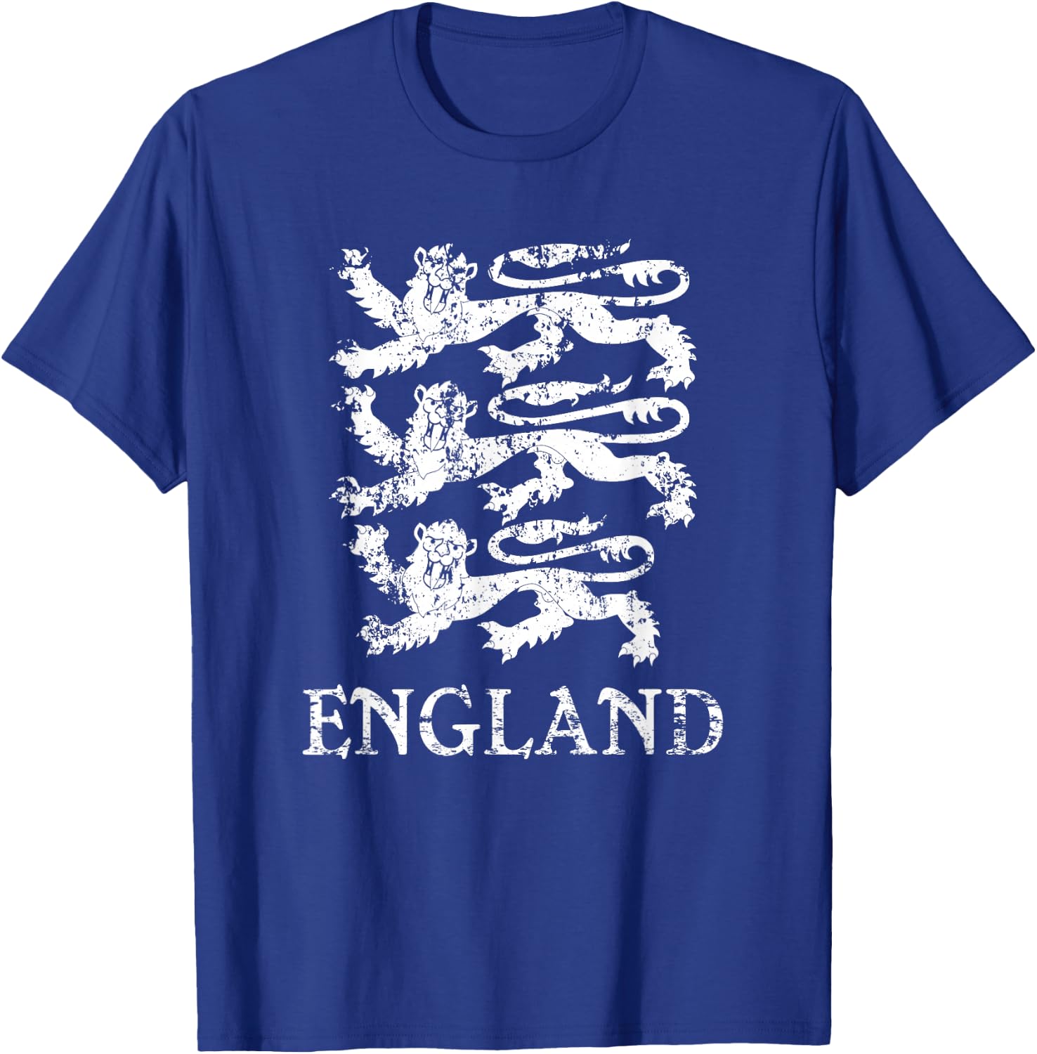 England Lion Symbol English Pride T-Shirt - T-Shirt | Royal