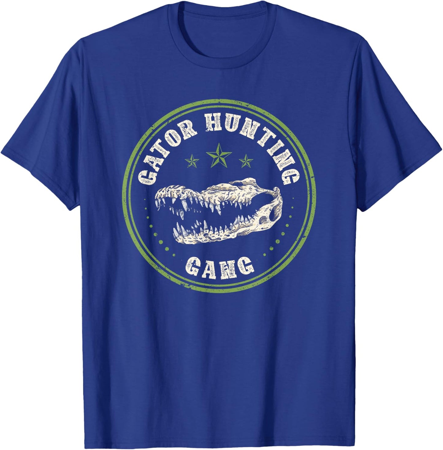 Alligator Hunter, Gator Hunting Gang T-Shirt - T-Shirt | Royal