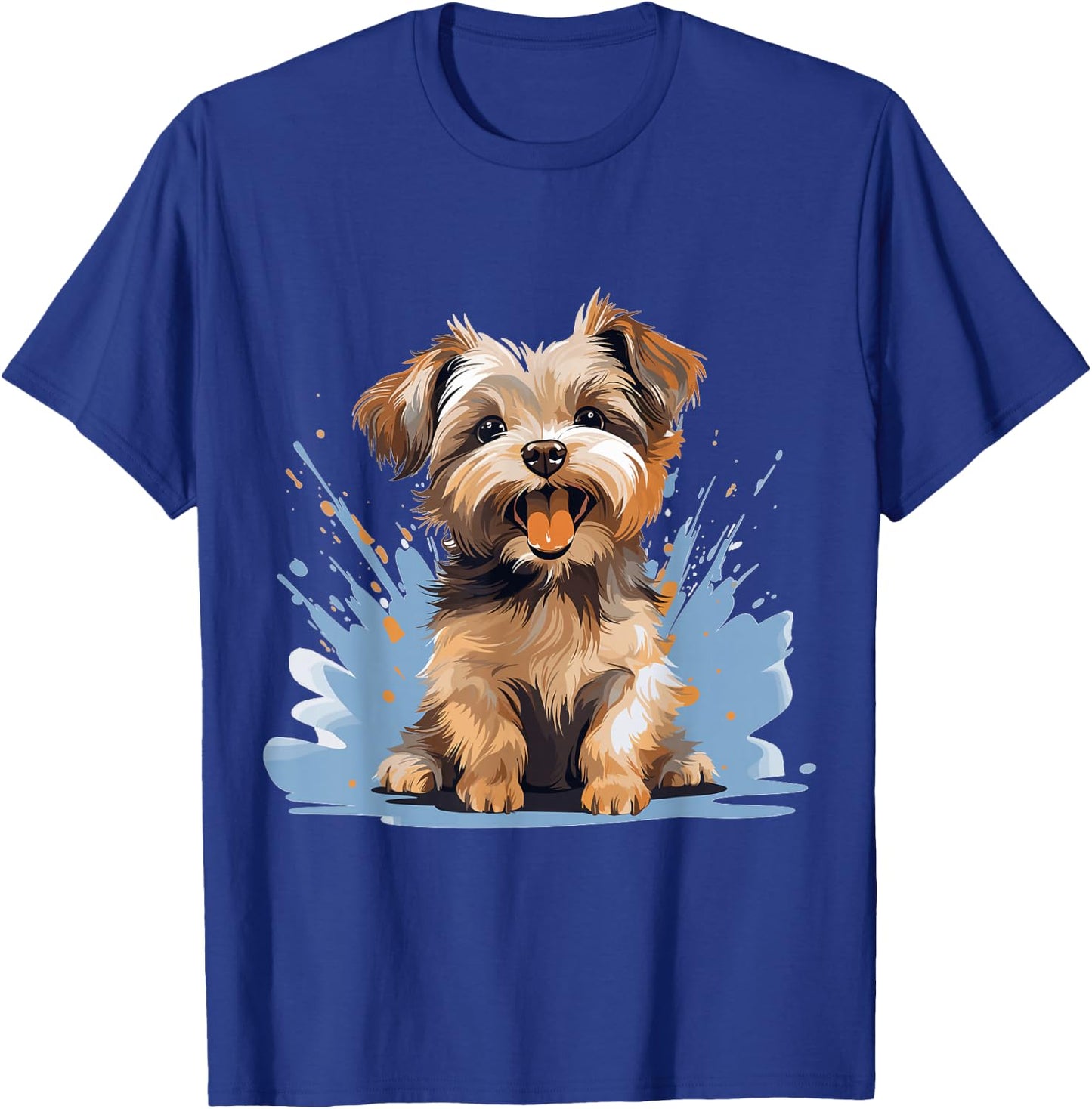Morkie Dog Breed Pet Cute Graphic T-Shirt - T-Shirt | Royal