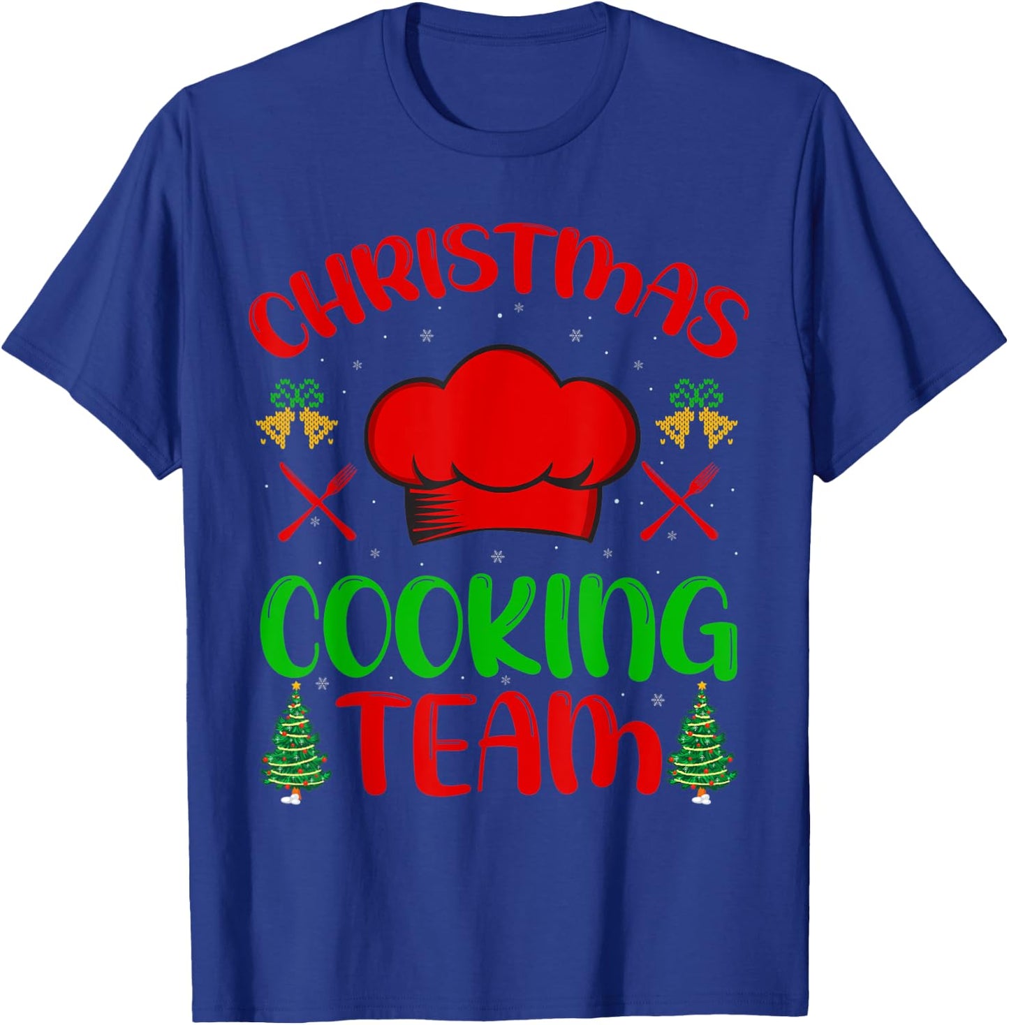 Cooking Lover Xmas Cook Chef Christmas Cooking Team T-Shirt - T-Shirt | Royal