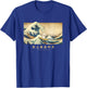 Surfing Bichon Frise Kanagawa Wave Japanese Dog Funny T-Shirt - T-Shirt | Royal