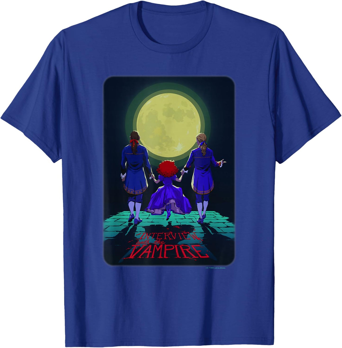 WB100 Interview with The Vampire Louis, Lestat, & Claudia T-Shirt - T-Shirt | Royal