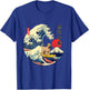 Soft Coated Wheaten Terrier Japanese Kanagawa Wave Surf T-Shirt - T-Shirt | Royal