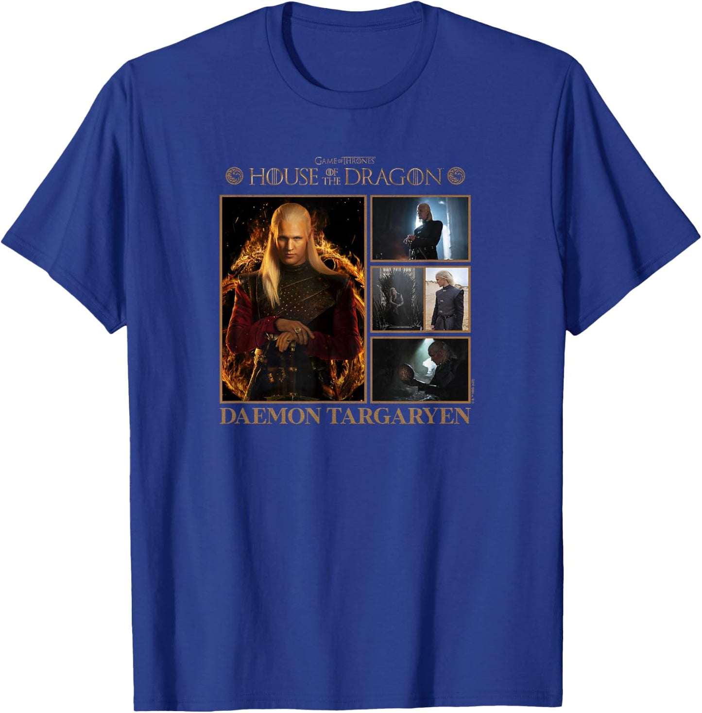 House of the Dragon Daemon Targaryen Photo Box Up Poster T-Shirt - T-Shirt | Royal