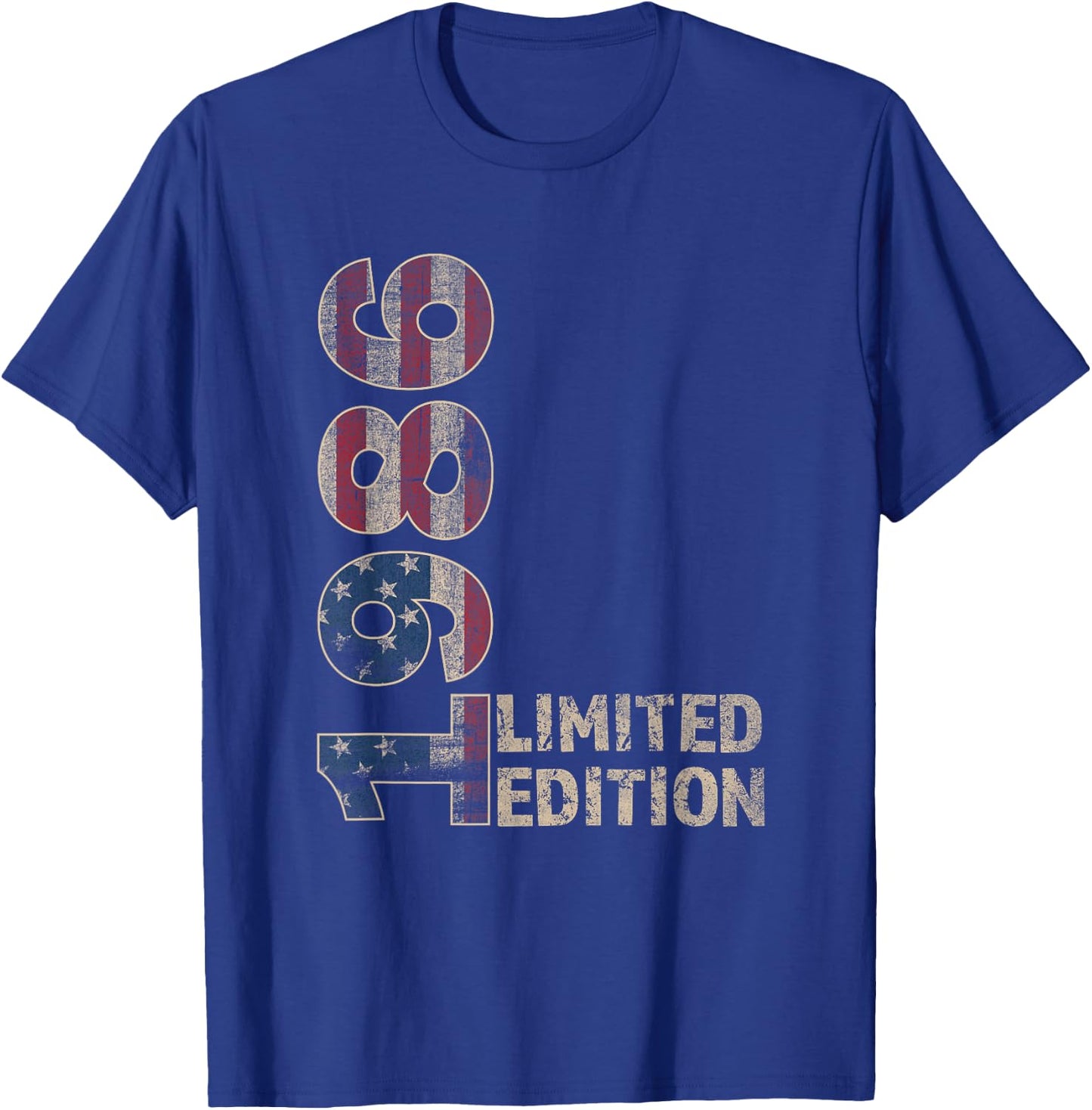 39th Birthday Gift men Vintage born 1986 turning 39 Year Old T-Shirt - T-Shirt | Royal