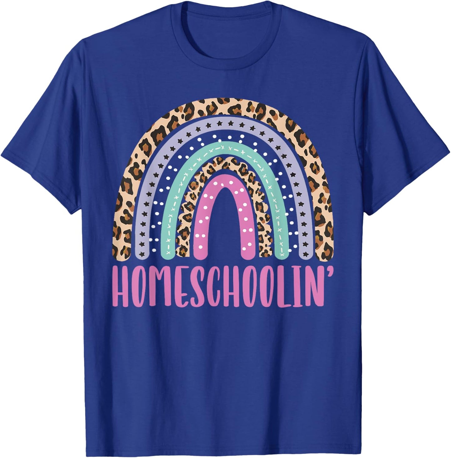 Homeschoolin Homeschooling Home Education Homeschool Mom T-Shirt - T-Shirt | Royal