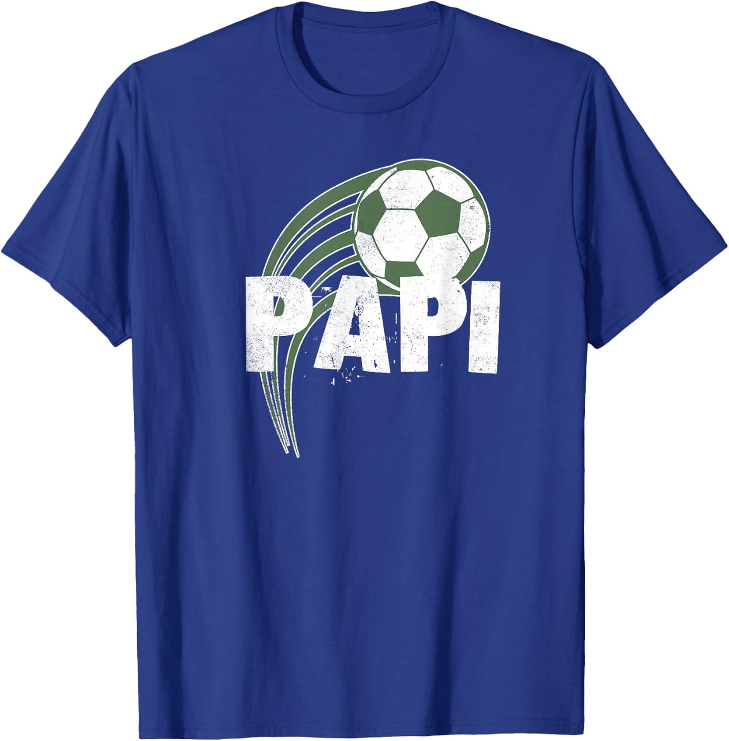 Papi Soccer Shirts Dads Who Love To Play Soccer Father's Day T-Shirt - T-Shirt | Royal