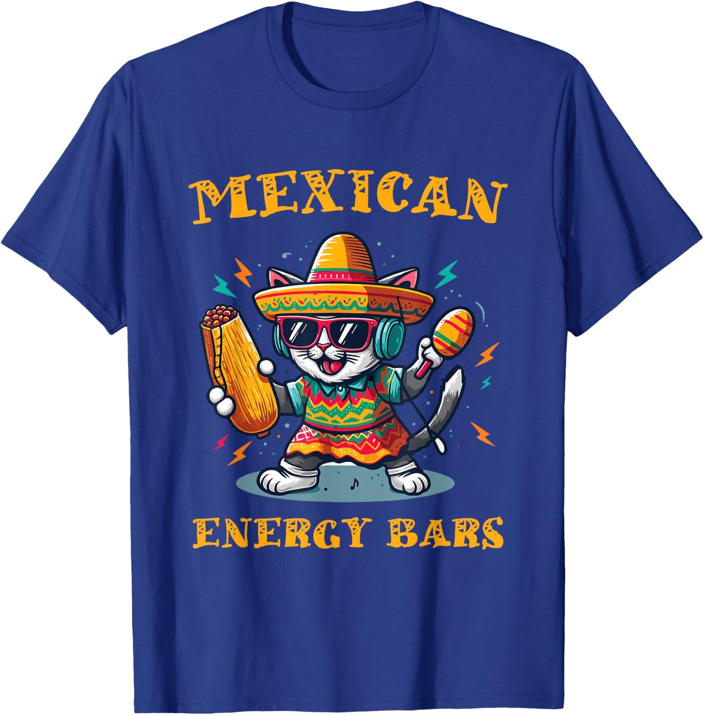 Tamale Mexican Energy Bars Funny Tamales Lover Mexican Food T-Shirt - T-Shirt | Royal