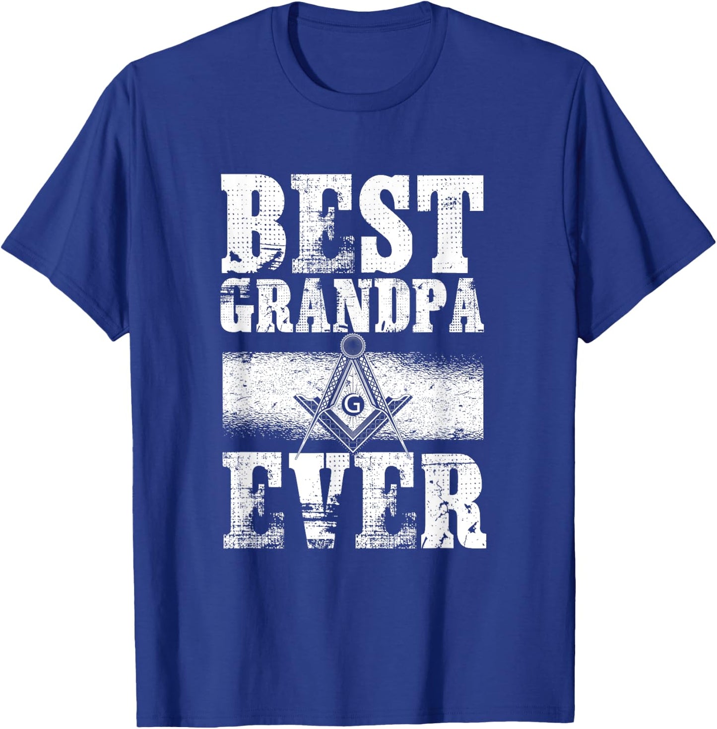 Best Grandpa Ever Masonry Freemasonry Masonic Freemason T-Shirt - T-Shirt | Royal