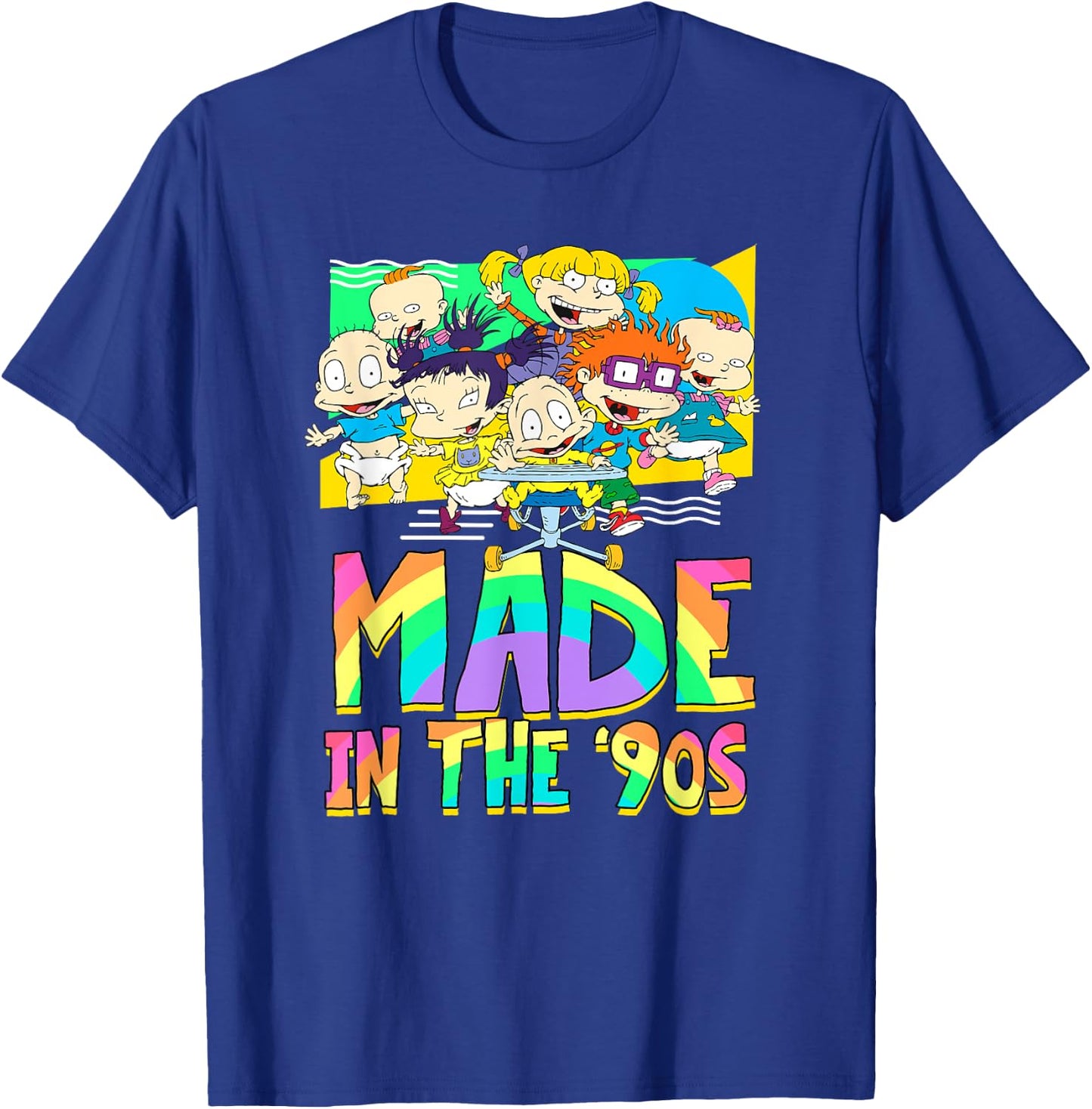 Mademark x Rugrats - Made in the 90s - Rainbow Gradient T-Shirt - T-Shirt | Royal