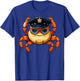 Crab Policeman T-Shirt - T-Shirt | Royal