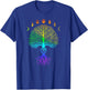 Tree of Life Phases of the Moon Om Chakra Yoga Gift T-Shirt - T-Shirt | Royal