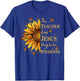 Sunflower and Butterfly Design For Christian Teachers Men Women Girls Kids T-Shirt - T-Shirt | Royal