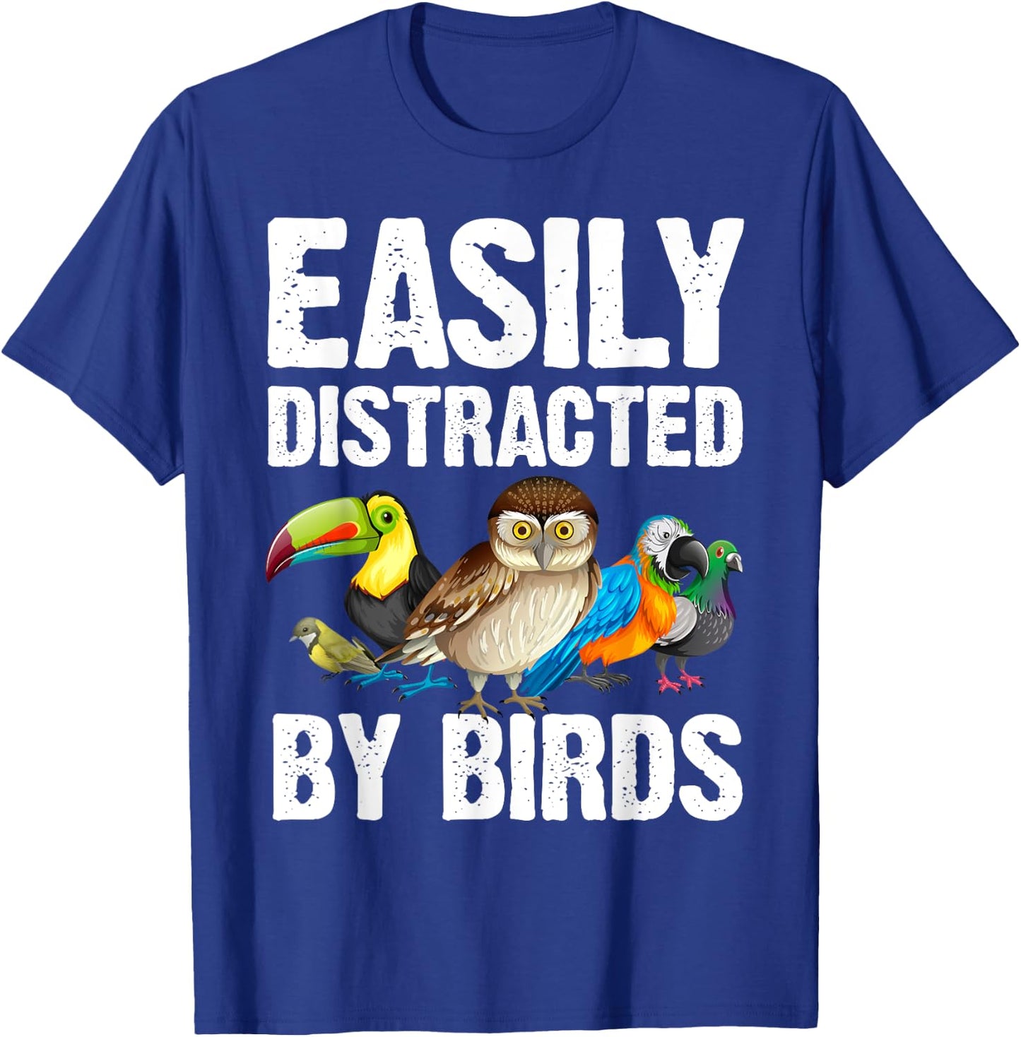 Funny Bird Lover Art Women Ornithology Bird Watcher T-Shirt - T-Shirt | Royal