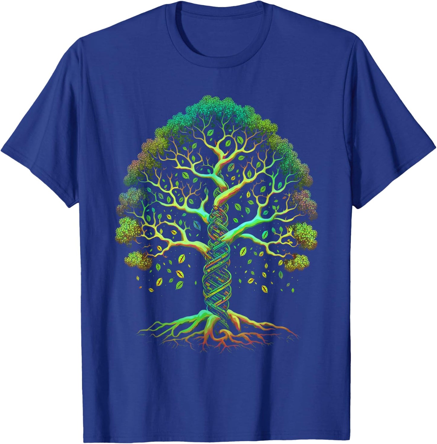 DNA Tree of Life Science Graphic , Women and Kids T-Shirt - T-Shirt | Royal