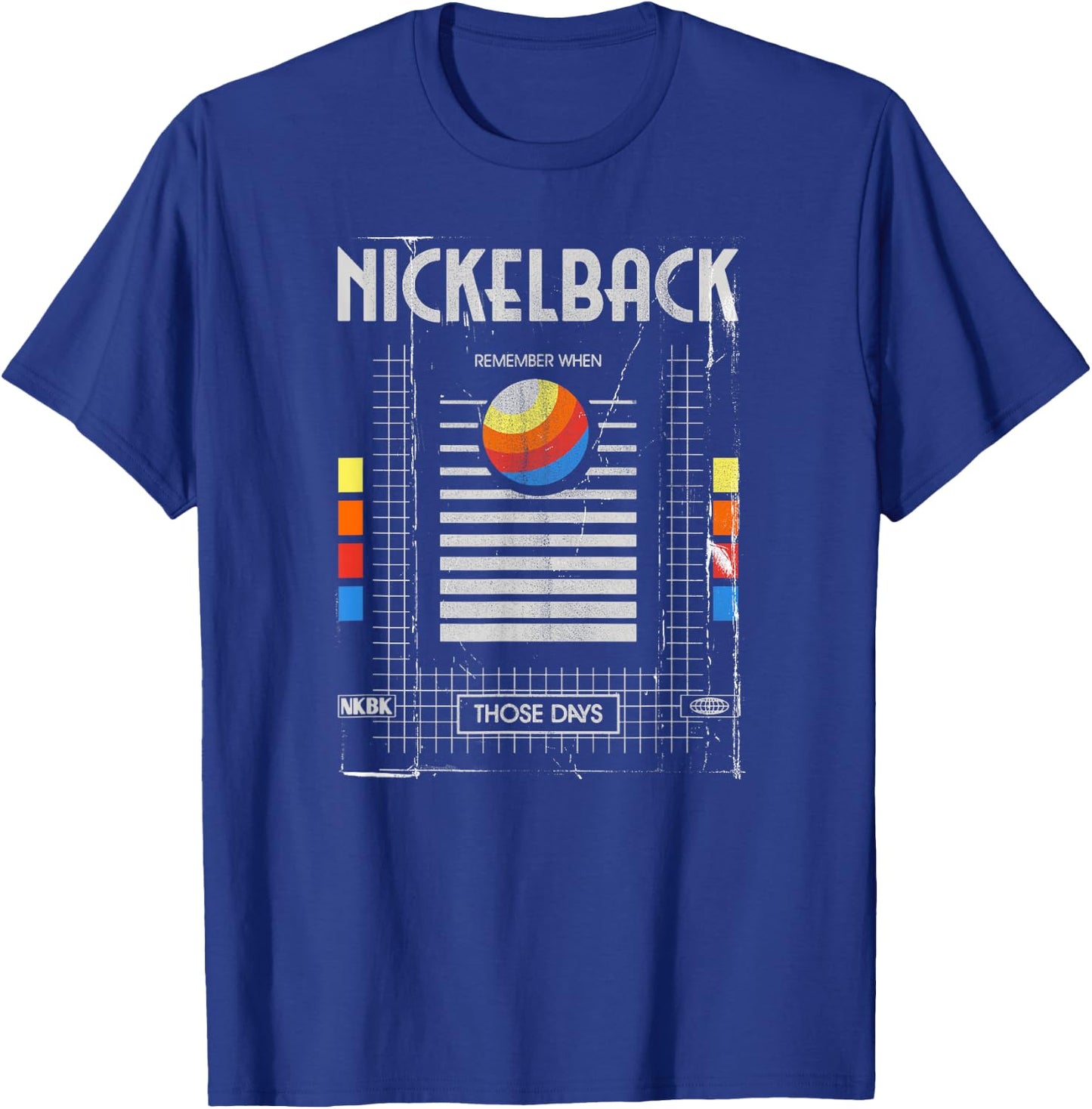 Nickelback VHS Those Days T-Shirt - T-Shirt | Royal