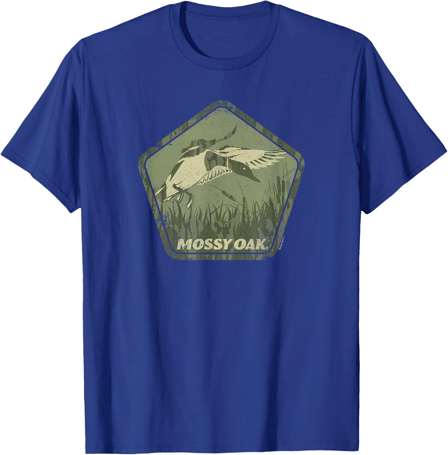 Mossy Oak Hunting Vintage Duck Target Logo T-Shirt - T-Shirt | Royal