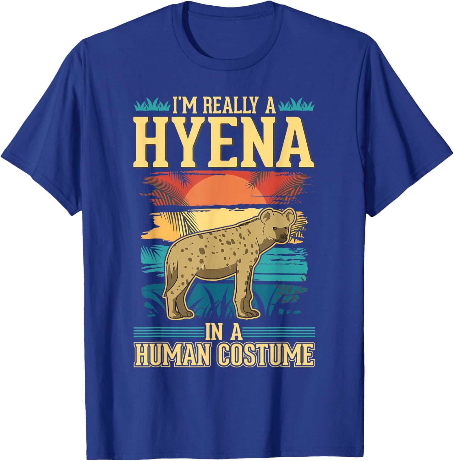 Hyena Costume Halloween T-Shirt - T-Shirt | Royal
