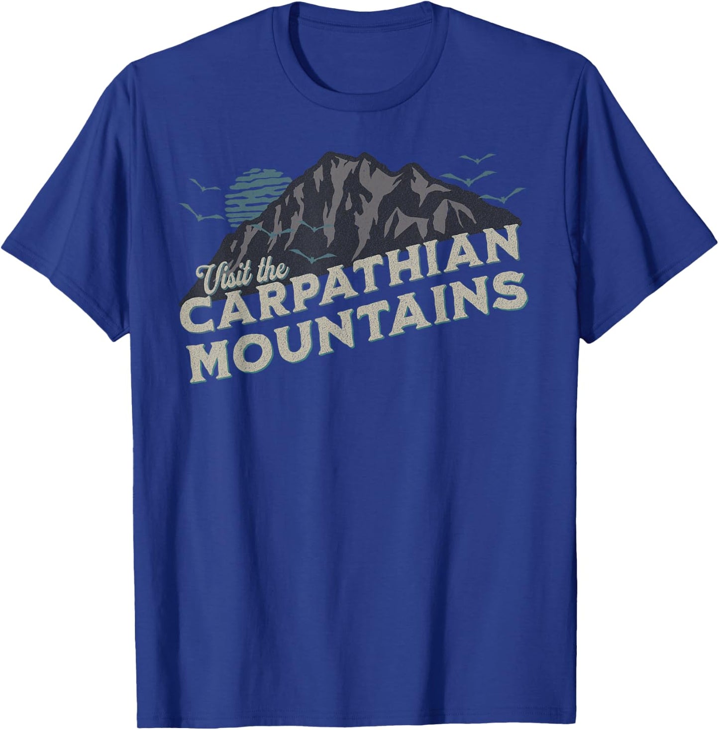 Visit the Carpatian Funny Vampire Camping T-Shirt - T-Shirt | Royal