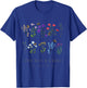Give Bees A Chance Colorful Wild Flower T-Shirt - T-Shirt | Royal