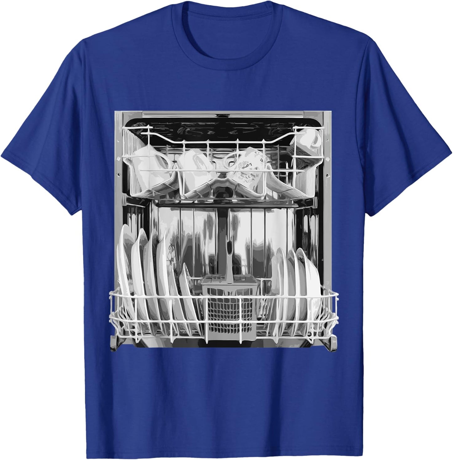 Dishwasher Costume Funny Halloween Silvester Kitchen Objects T-Shirt - T-Shirt | Royal