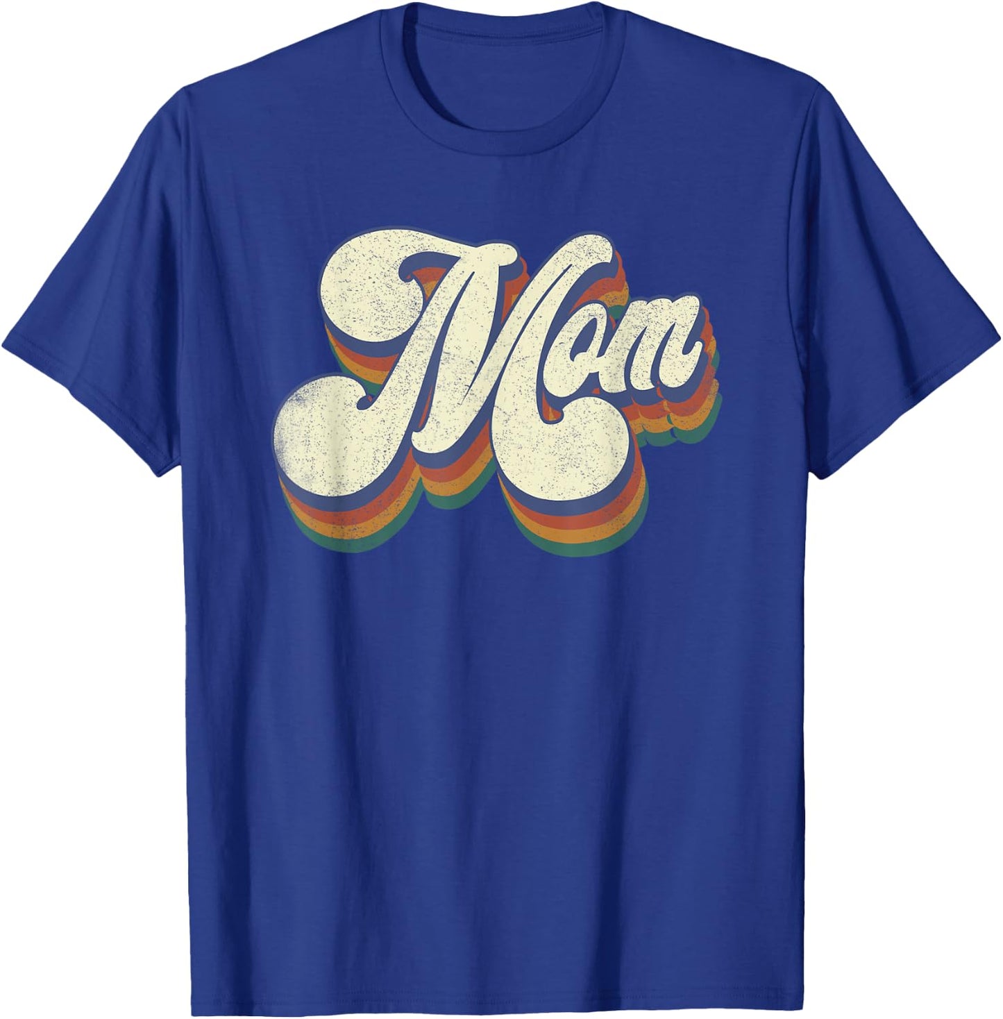 Mom Gifts From Kids Retro Vintage Mother's Day Mom T-Shirt - T-Shirt | Royal