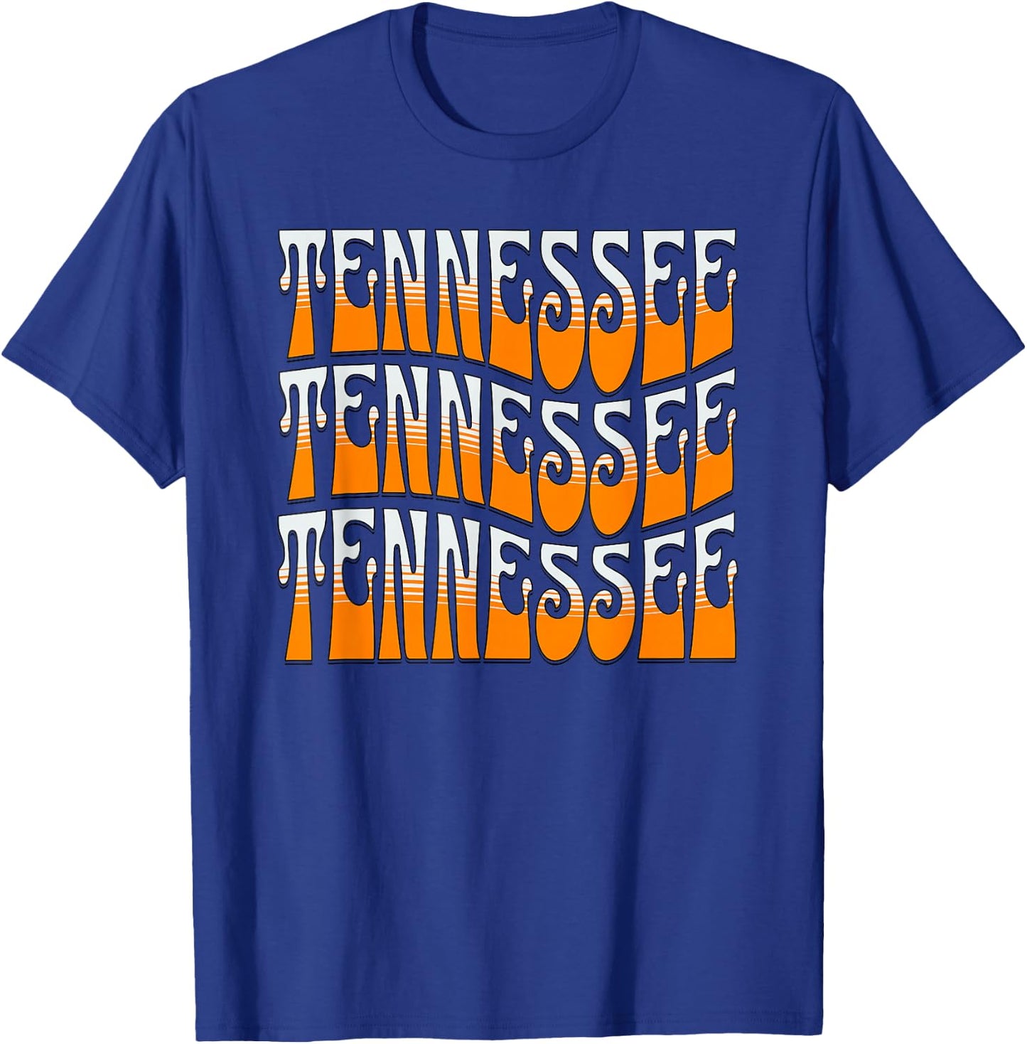 Vintage Tennessee Men's Tennessee Women's Orange T-Shirt - T-Shirt | Royal