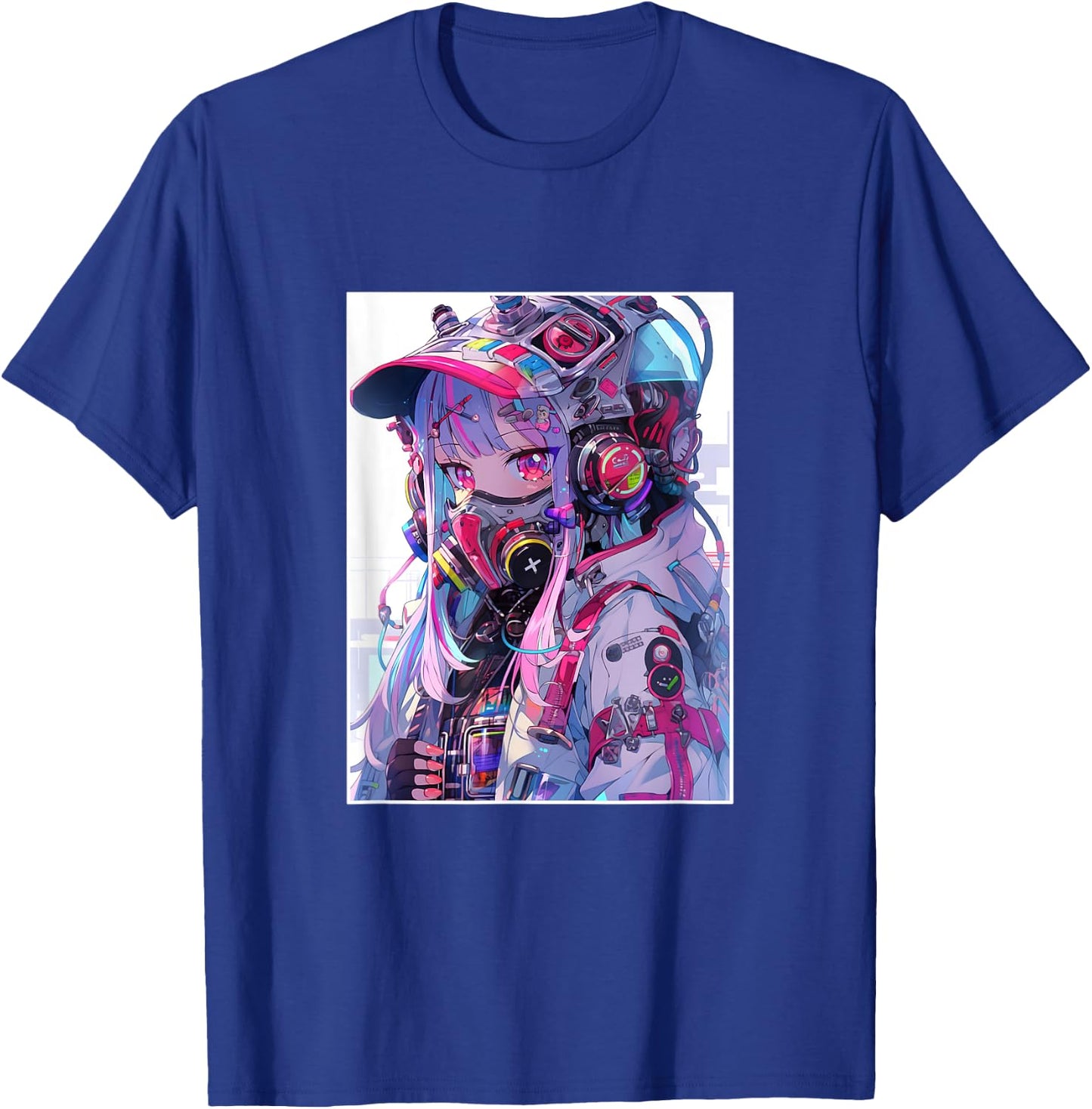 Anime Girl Anime Otaku Japanese Aesthetic T-Shirt - T-Shirt | Royal