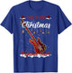 This Is My Christmas Pajama Santa Xmas Lights Guitar Lover T-Shirt - T-Shirt | Royal