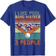I Like Pool And Maybe 3 People Funny Pool Billiard T-Shirt - T-Shirt | Royal