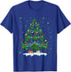 Cannabis Christmas Tree Xmas Funny Smoking Weed Marijuana T-Shirt - T-Shirt | Royal