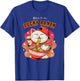 Lucky Cat and ramen Maneki-Neko Japanese Good Luck T-Shirt - T-Shirt | Royal