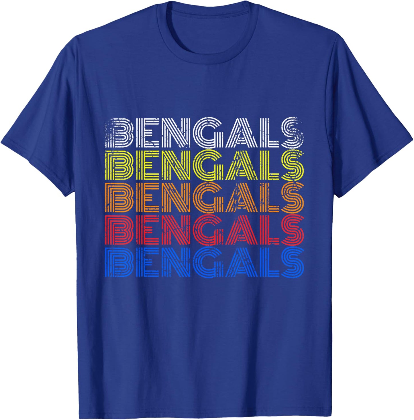 Retro Bengals Vintage T-Shirt - T-Shirt | Royal