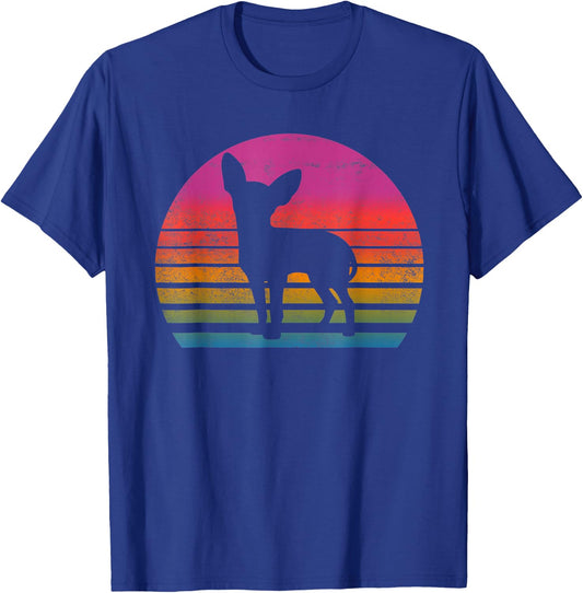 Retro 80s Chihuahua, Chihuahua Lover T-Shirt - T-Shirt | Royal