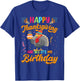Adult & Kids Thanksgiving Clothing Gifts DAIMMER -Adults Black Small Modern Short Sleeve Thanksgiving Birthday T-Shirt - T-Shirt | Royal