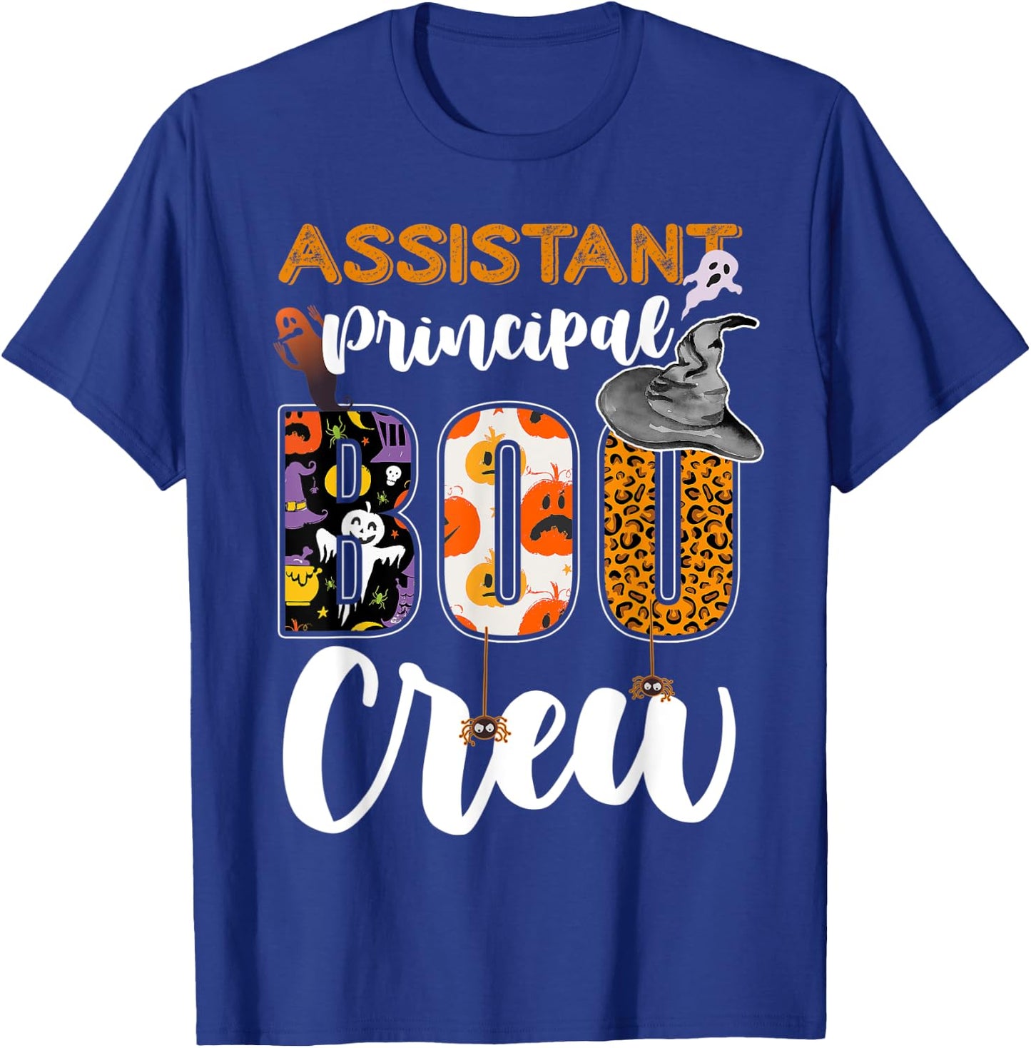 Assistant Principal Boo Crew Halloween Matching Asst T-Shirt - T-Shirt | Royal