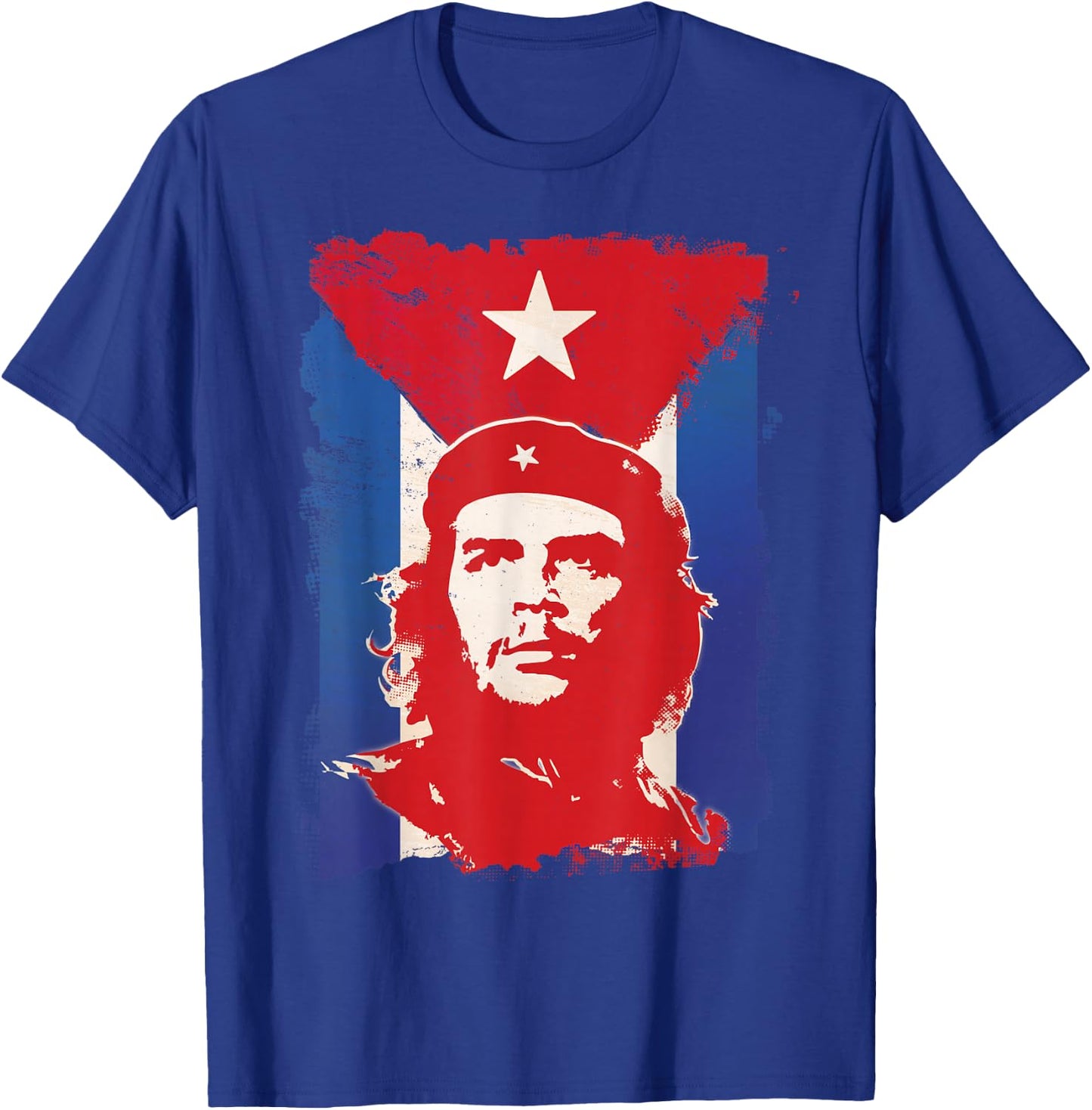 Che Guevara Shirt Cuba Flag Cuban Heritage Revolution Rebel T-Shirt - T-Shirt | Royal