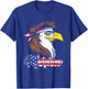 Merica Eagle Mullet 4th of July Shirt USA American Flag T-Shirt - T-Shirt | Royal