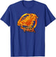 Marvel Fantastic Four Human Torch Amazing Flames Comic Logo T-Shirt - T-Shirt | Royal