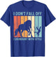 I Don't Fall Off I Dismount With Style Horse Vaulting Retro T-Shirt - T-Shirt | Royal
