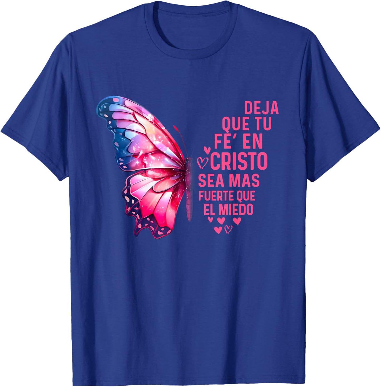 Camiseta Cristiana Para Mujer En Espanol Spanish Cristiano T-Shirt - T-Shirt | Royal