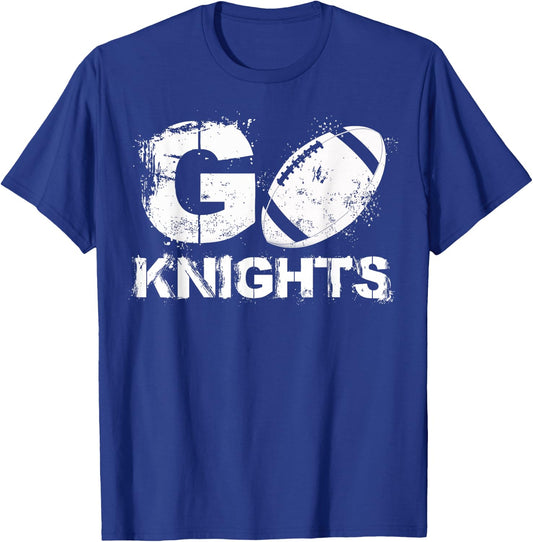 Football Go Knights T-Shirt - T-Shirt | Royal