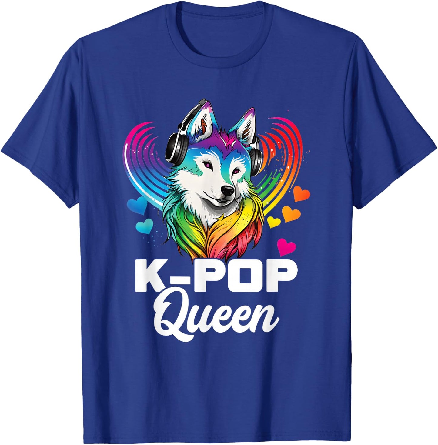 Kpop Queen Bias Wolf Korean Pop Merch K-pop Merchandise T-Shirt - T-Shirt | Royal