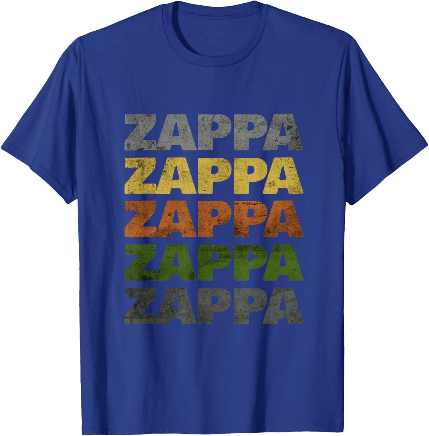 Love Heart Zappa Grunge Retro Vintage Style Black Zappa T-Shirt - T-Shirt | Royal