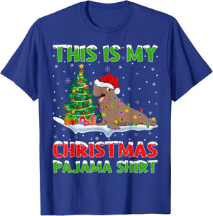 This Is My Christmas Pajama Shirt Elephant Seal Christmas T-Shirt - T-Shirt | Royal