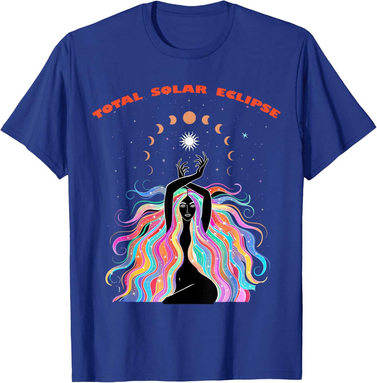 2024 Total Solar Eclipse April 8 Path Of The Eclipse T-Shirt - T-Shirt | Royal