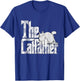 Cat Dad The Catfather Crazy Lazy Cat Father Kitty Daddy T-Shirt - T-Shirt | Royal